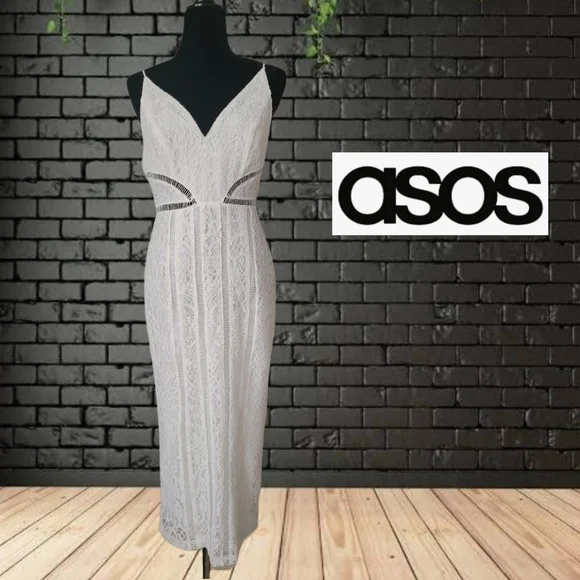 princess polly baby blue dress ASOS MAXI DRESS AND WHITE SUNGLASSES main image 0